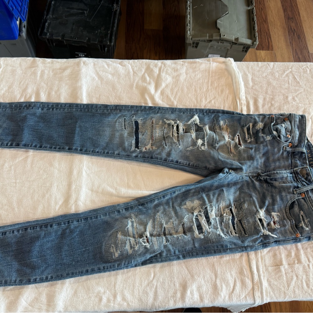 American Eagle Men's Jeans 32x30 Airflex Distressed